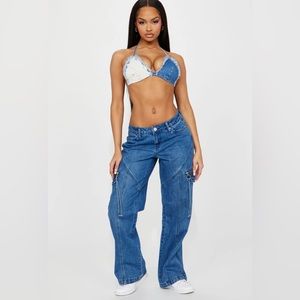 Non Stretch Cargo Jeans